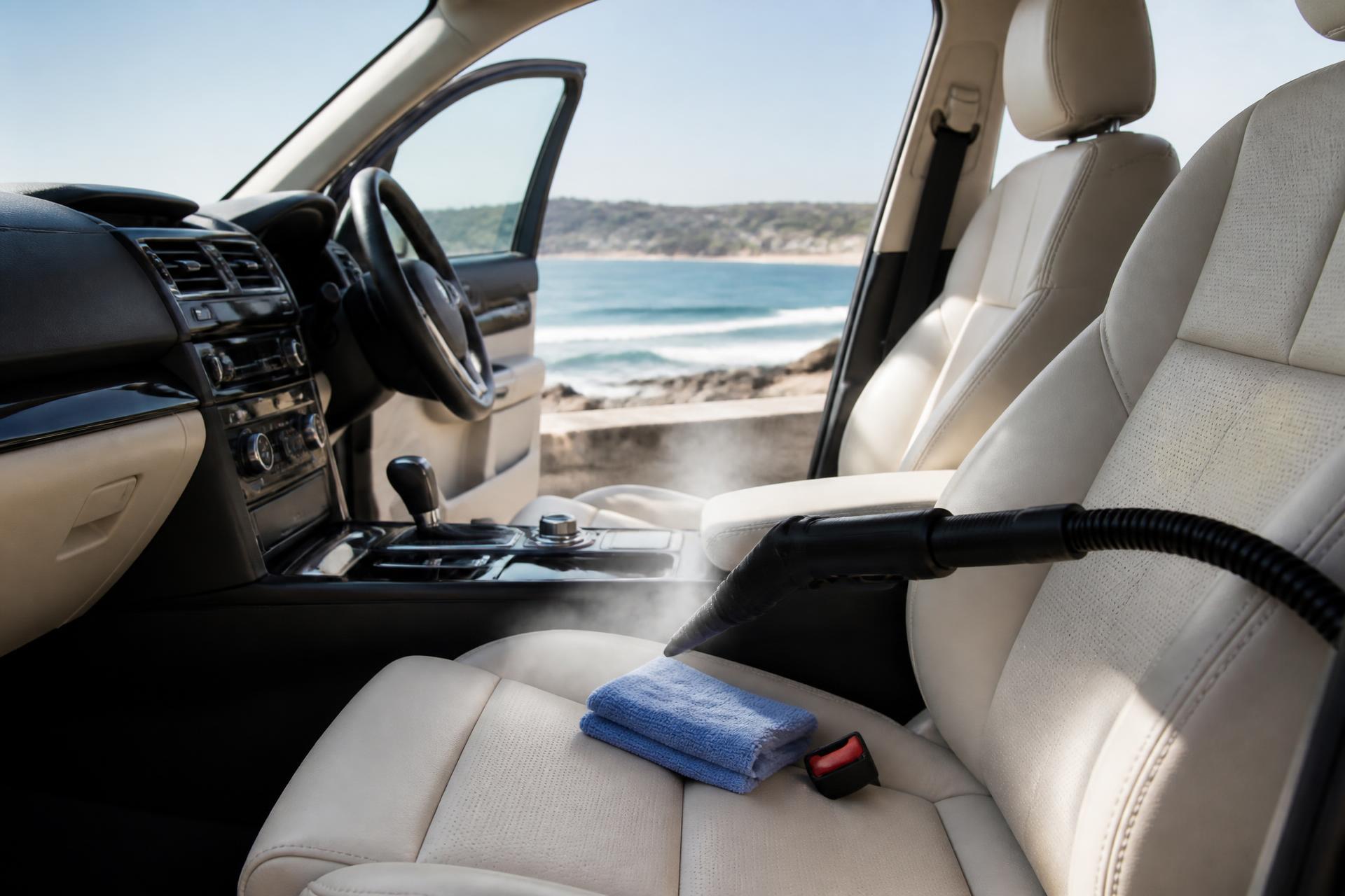 A clean, reassuring view of professional steam cleaning.