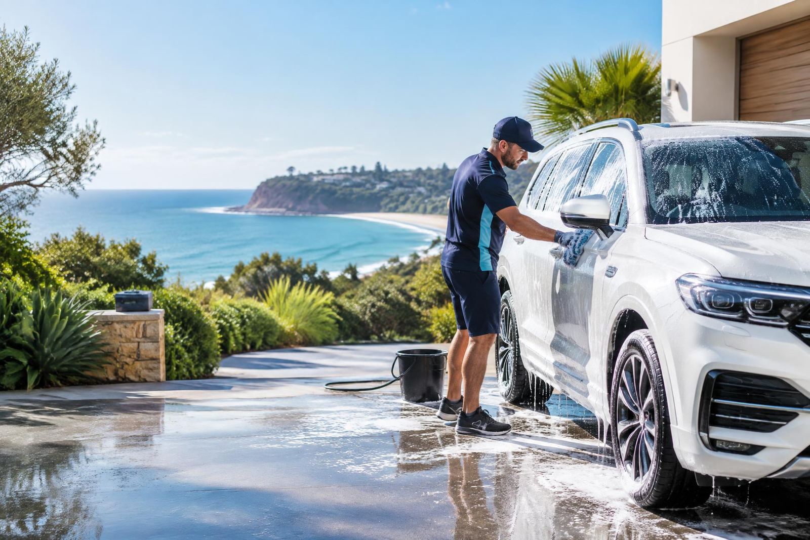 Car cleaned by Valet Car Wash, ready for a Northern Beaches customer